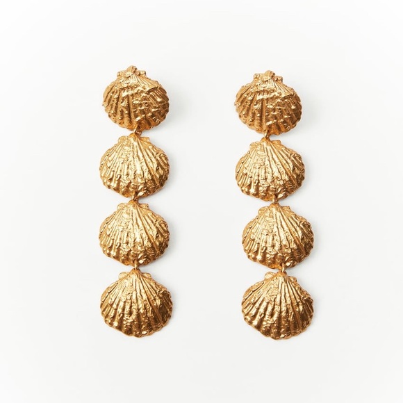 Zara Shell Earrings - Picture 3 of 5